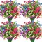 20 Bundles Artificial Summer Bouquets Flowers for Outdoors Decoration Fake Silk Flowers